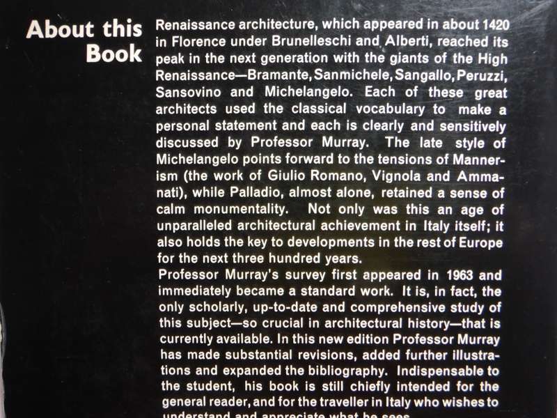 The Architecture of the Italian Renaissance - Paperback - Peter Murray