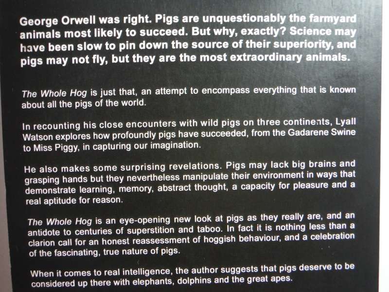 The Whole Hog : Exploring the Extraordinary Potential of Pigs - Paperback - Lyall Watson