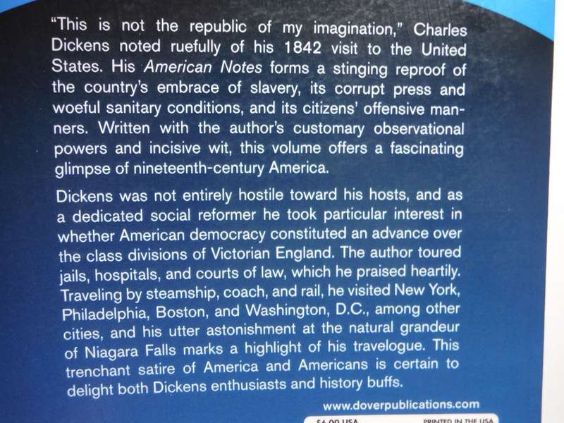 American Notes - Paperback - Charles Dickens