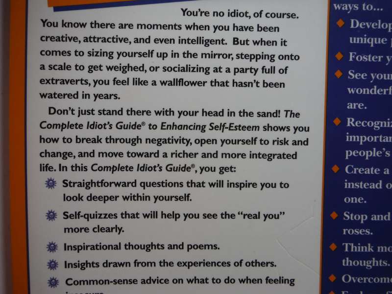 The Complete Idiot`s Guide to Enhancing Self-Esteem - Softcover - Mark J. Warner, Ed.D.