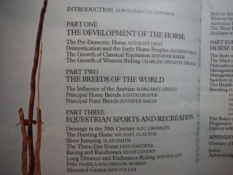Encyclopedia of the Horse - Hardcover - Edited by Elwyn Hartley Edwards - 1977