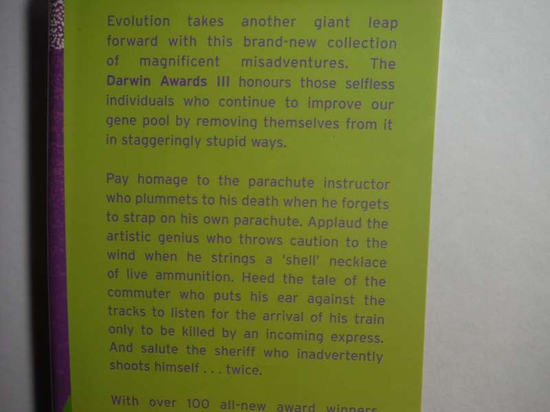 The Darwin Awards 3 - Hardcover - Wendy Northcutt