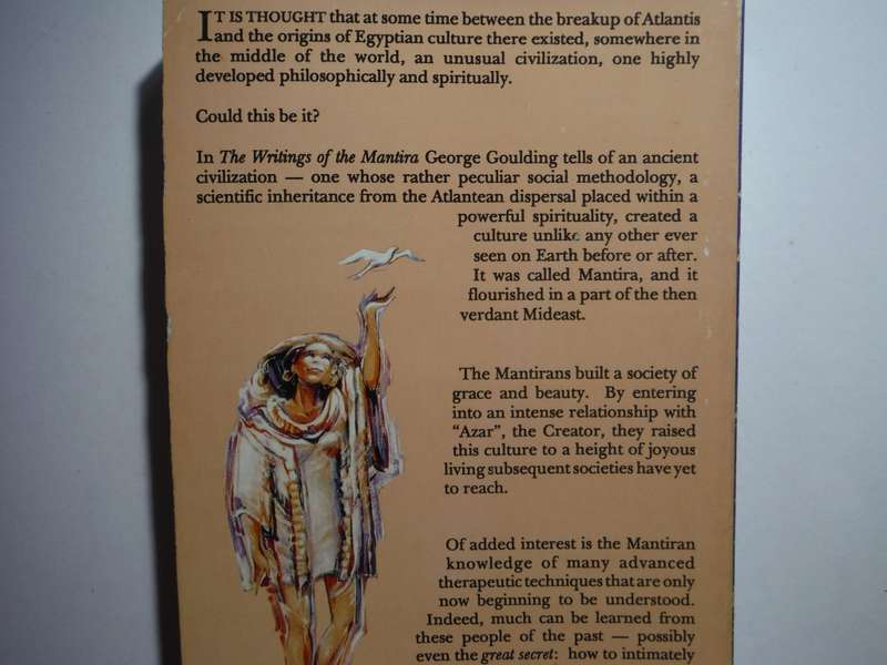 The Writings of the Mantira : Book 1 - Paperback - George Goulding - 1991