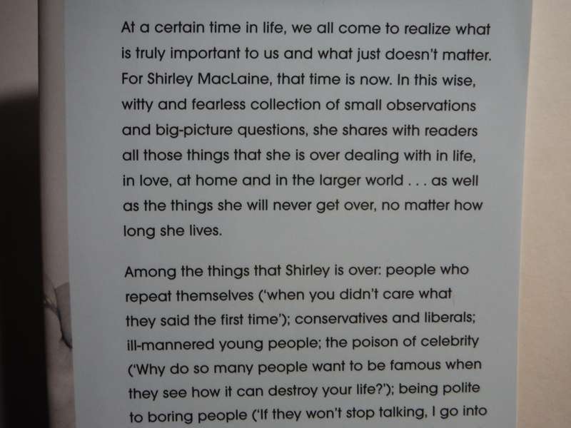 I'm Over All That and Other Confessions - Hardcover - Shirley MacLaine