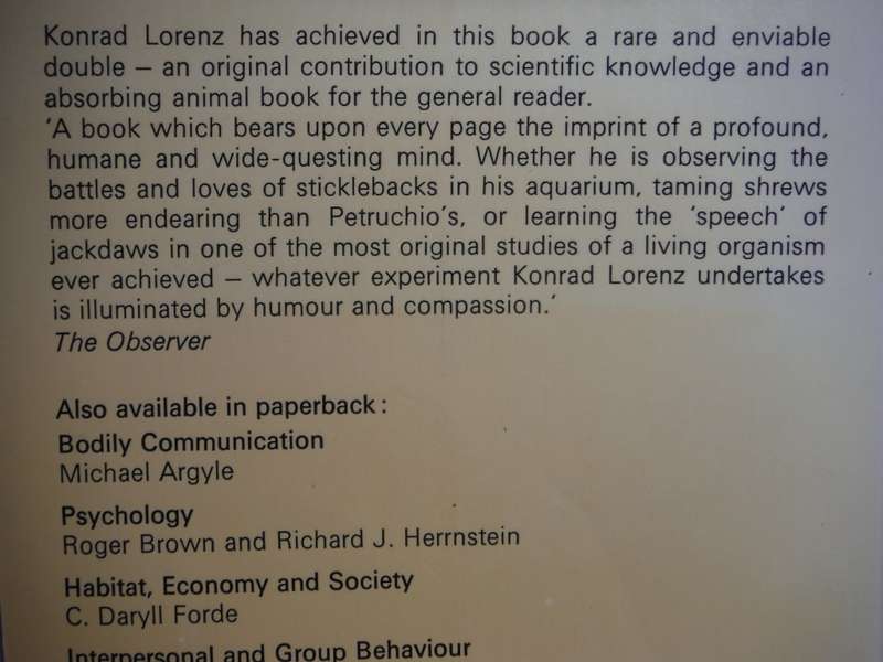 King Solomon's Ring - Paperback - Konrad Lorenz