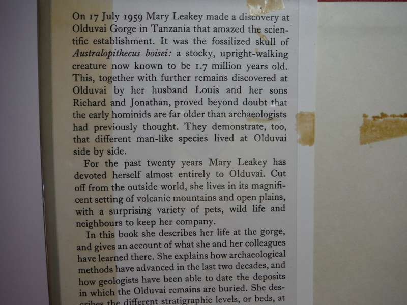 Olduvai Gorge : My Search for Early Man - Hardcover - Mary Leakey - 1979