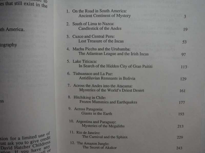 Lost Cities and Ancient Mysteries of South America - Paperback - David Hatcher Childress - 1989