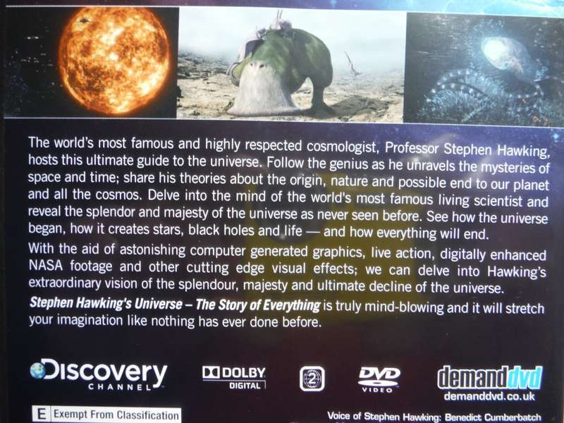Stephen Hawking's Universe : Discovery Channel - 3 DVD Boxset