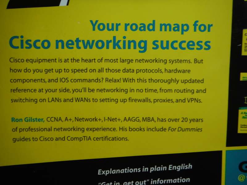 Cisco Networking for Dummies - Softcover - Ron Gilster