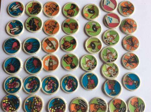 Coca-Cola cap liners of the 70's