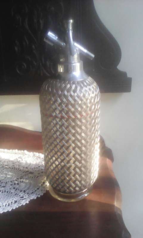 VINTAGE SODA GAS BOTTLE