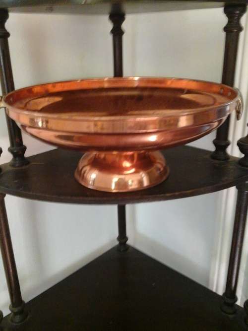 COPPER FRUIT BOWL