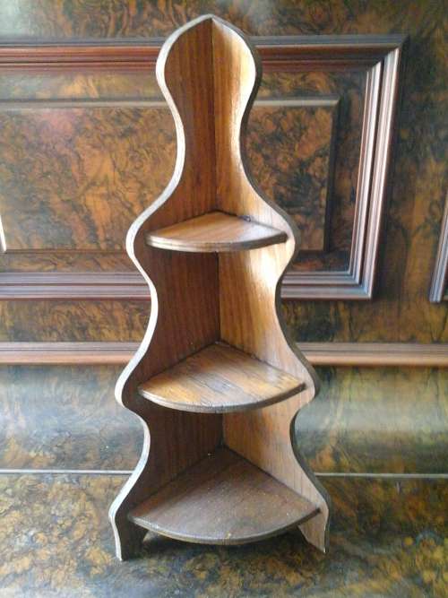 VERY OLD CORNER SHELF FOR KITCHEN