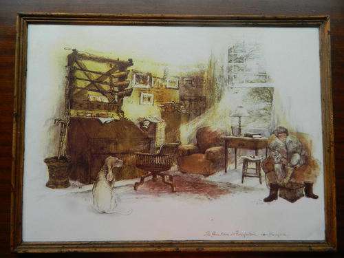 A GLOSSY PRINT/ OF GUNROOM AT KERSEFONTEIN HOPEFIELD