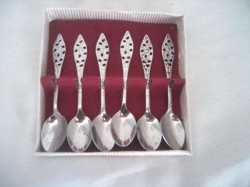 ROYAL DUTCH SILVERWORKS 6x SPOONS