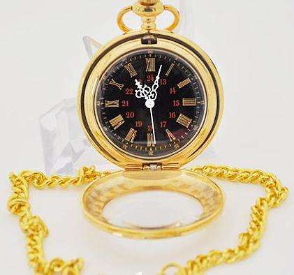 **NEW LIMITED EDITION GOLD GENTS  LUXURY  POCKET WATCH***