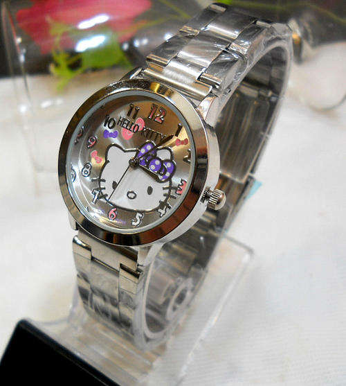 ***HELLO KITTY***STAINLESS STEEL LADIES WATCH***CHOOSE A COLOR