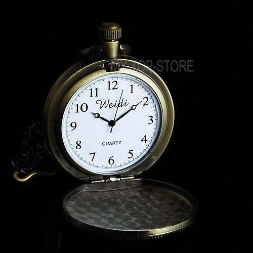 *** ***USA COAT OF ARMS *** CHAIN ALLOY POCKET WATCH