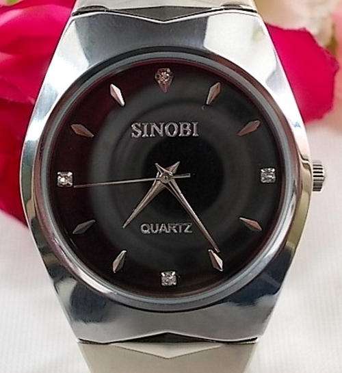 * SINOBI New Fashion Gents Cool Sense Stainless Steel Watch