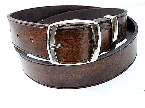 -- BIG FOOT--REAL LEATHER---GENTS BROWN BELT