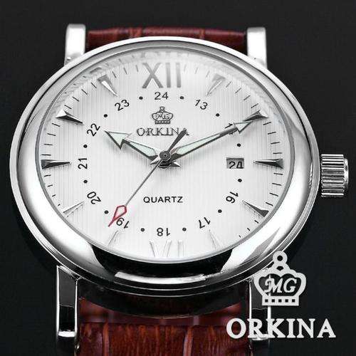 *** ORKINA **AUTHENTIC ( ORK 107 )   HIGH QUALITY STEEL  WATCH** FROM UK