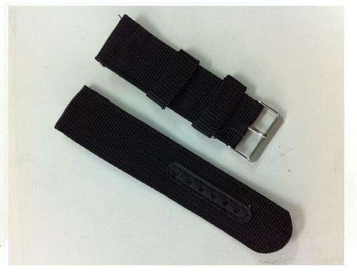 *DURABLE  BLACK   22mm CANVAS  WATCH STRAP**