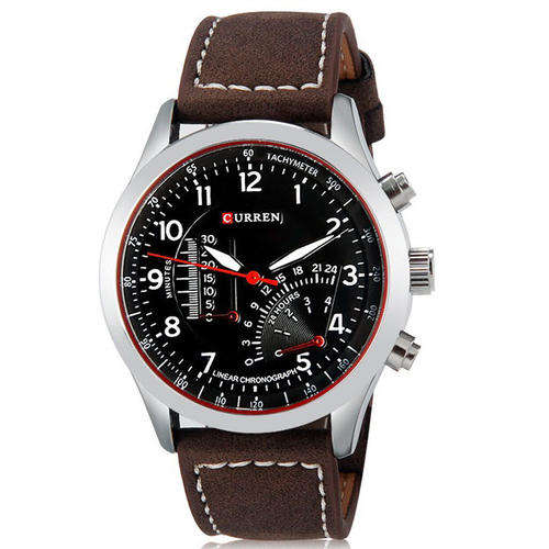 *** New  EXQUISITE CURREN POPULAR QUARTZ ANALOG LEATHER  WRIST WATCH