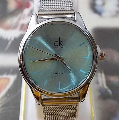 --***LADIES CK QUARTZ WATCH** S/S STRAP