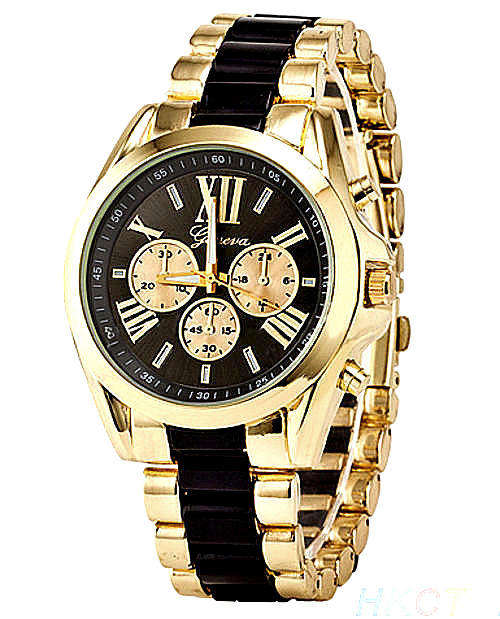 --***LADIES/MEN ** BEAUTIFUL BLACK** HOT  FASHION   QUARTZ WATCH** S/S STRAP BLACK  DIAL