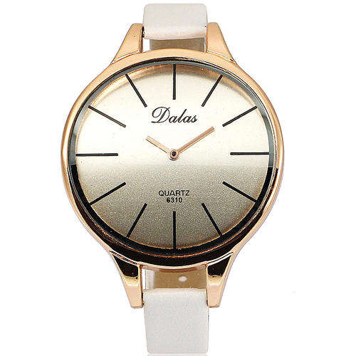 --***LADIES ** HOT FASHION~DALAS BRAND-**BIG Case Warped~  Lady Casusal Watch Analog