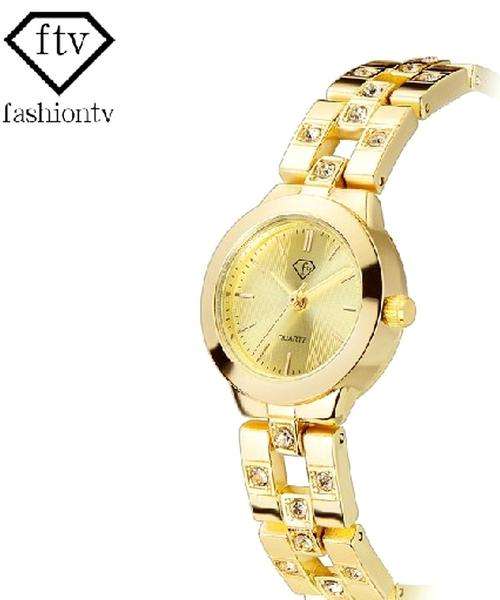 --***LADIES ** HOT FASHION **FTV~~ MIYOTA 2035 MOVEMENT QUARTZ WATCH** SS  STRAP