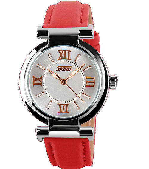 --***LADIES ** HOT FASHION **SKMEI ~ MIYOTA 2035 MOVEMENT QUARTZ WATCH** LEATHER  STRAP