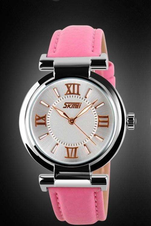 --***LADIES ** HOT FASHION **SKMEI ~ MIYOTA 2035 MOVEMENT QUARTZ WATCH** LEATHER  STRAP