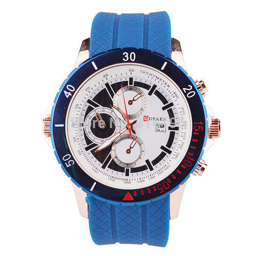 *** New  CURREN Model: 8143-  ANALOG LUXURY SPORT MEN SILICONE WRIST WATCH