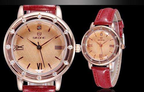 --***LADIES ** HOT FASHION **SKONE BRAND~~ MIYOTA  MOVEMENT QUARTZ WATCH**