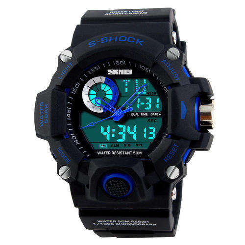 ***SKMEI ** Multifunction Blue Waterproof  Watch**