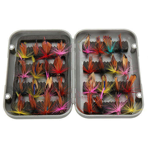 --*****32pieces Fly Fishing Lure Set Fishing Hooks Tackle**