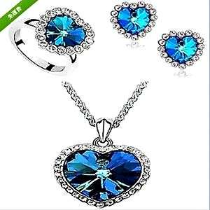 *** Ladies **Necklace & earrings & ring set