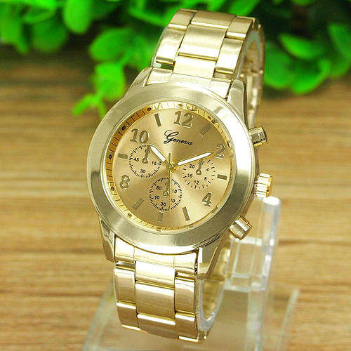 --********8 X LADIES/MEN GENEVA  DESIGNER STYLE  STAINLESS STEEL QUARTZ WATCH**