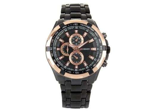 ** CLASSIC-CURREN BRAND ( M8023 )-ALL-Steel-Mens-Analog-Quartz-*
