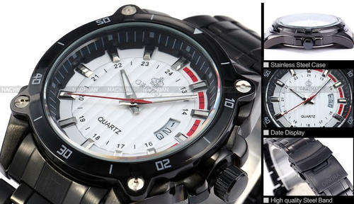 *** ORKINA **(AUTHENTIC ORKP0027 ) MENS  HIGH QUALITY STEEL DRESS  WATCH**