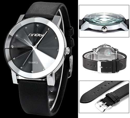 --***LADIES **EXCELLENT SINOBI * S981L*ANALOG DRESS WATCH *BLACK*