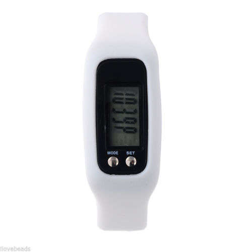 ***Digital LCD Pedometer Run Step Walking Distance Calorie Counter Watch Bracelet