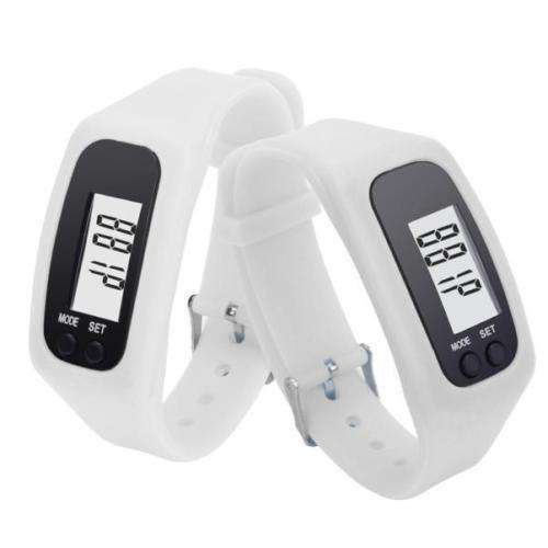 ***Digital LCD Pedometer Run Step Walking Distance Calorie Counter Watch Bracelet