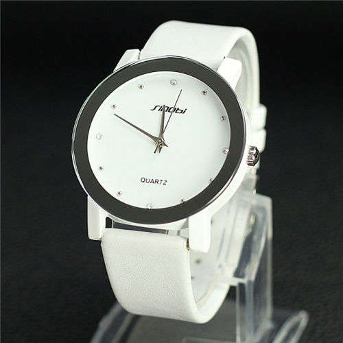 --***LADIES **WHITE  SINOBI * S981G*ANALOG DRESS WATCH- !