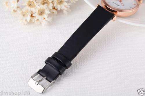 --***LADIES **New Fashion UK Geneva 3634 Brand Colorful White /RED Leather Strap Quartz Watch