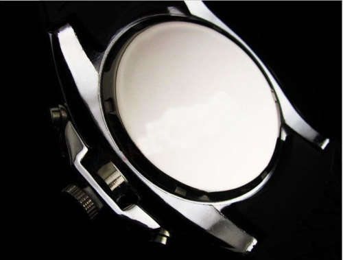 ***Chunky,Big Gold Case -Heavy Duty Silicone Strap- Men Quartz watch