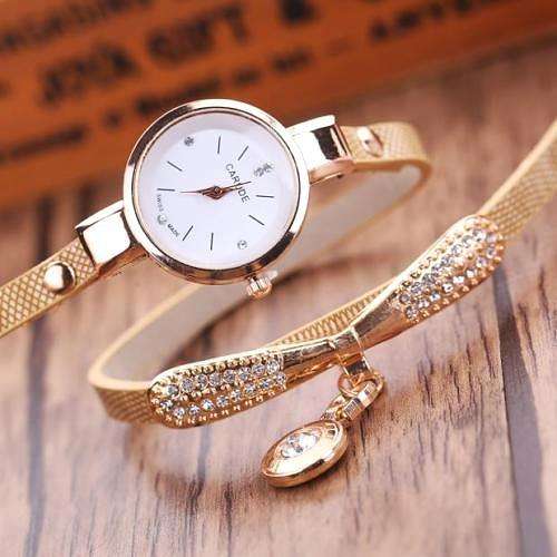 --*****WRIST WRAP***  LADIES  SMALL QUARTZ WATCH**