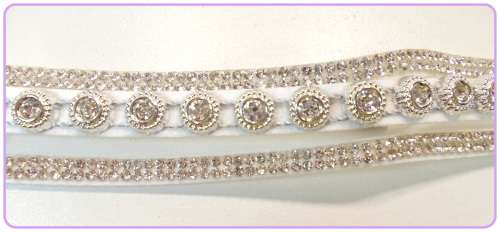--*****WRIST WRAP*** LADIES FULL BLING STUNNING MULTI LAYER STRAP QUARTZ WATCH**WHITE