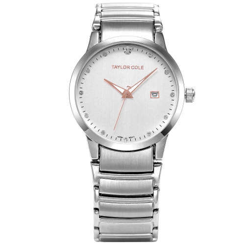 From UK** Magnifisant* Taylor Cole Lady Georgeos Steel Band Bracelet Luxury Watch*2 OPTIONS*